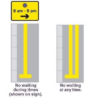 Yellow and white line markings City Of Wolverhampton Council